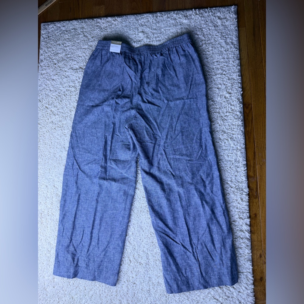Chico's Indigo Button-Up Shirt + Pants Set NWT - Picture 7 of 11